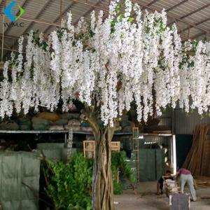 China White Artificial Flower Tree For Wedding , 5-10 Years Life Time Faux Flower Tree factory