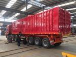 Rear Dump Clinker Tipper Semi Trailer Truck Side Dump Truck Trailer for Your