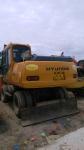 Used HYUNDAI R130W-5 WHEEL EXCAVATOR SALE