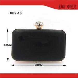 China Handbag Hardware Good Quality Bag Accessories 12*20 CM Gold Metal Box Clutch Frame Purse Frame factory