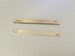 7 X 75 Mm Industrial Cable Identification Tags , Stainless Steel Metal Tags