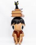 Ashtree Pine Modern Wood Wall Sculpture , Large Wooden Art Statue
