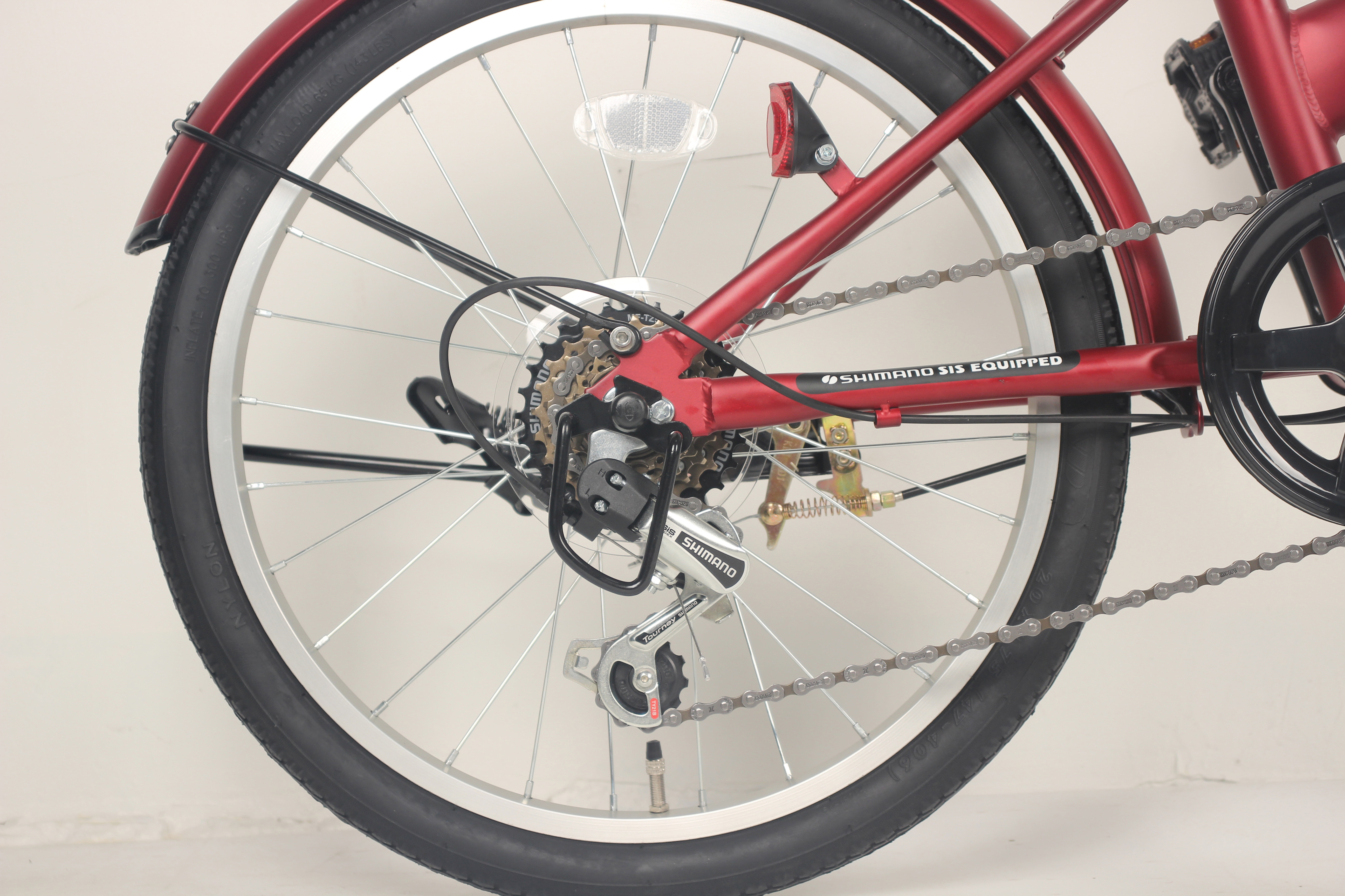 6 Gears Adult lightweight foldable bicycle With Antirust Chain