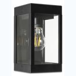 Traditonal Solar Garden Wall Lights 5V 2W Black Outdoor Solar Lanterns