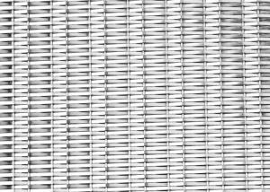 China Stainless Steel Rigid Woven Wire Mesh Panels 4.8mm For Elevator Cladding factory