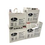 330x171x214mm Gray Solar Lead Acid Battery Deep Cycle Battery For Solar System