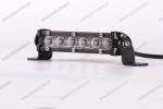 Single Row 8 Inch LED Light Bar , 6000K 18w LED Light Bar For ATV Excavator