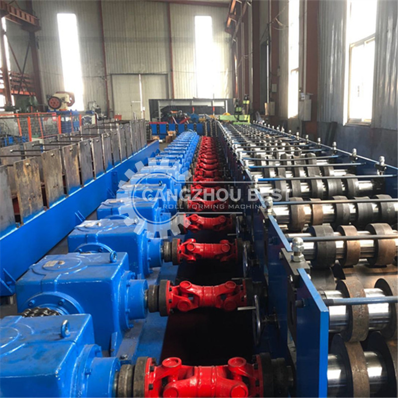 Metal Steel W Beam C Post 5mm Crash Barrier Roll Forming Machine