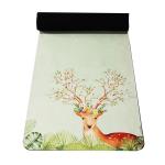 Rubber Yoga Mat 200cm Length Non Slip Fitness Exercise Mat For Hot Yoga Pilates