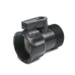 Plastic Garden Irrigation Valve Connectors 3/4" Male To Female Thread Hose Tube