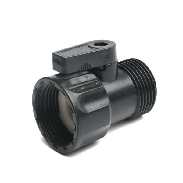 Plastic Garden Irrigation Valve Connectors 3/4" Male To Female Thread Hose Tube