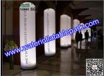 Colorful Inflatable Decoration LED Light Column Ripstop Fabric