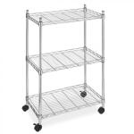 Zinc Plated 3 Tier Wire Shelving Unit 18” X 18” Catering , Cold Room Strong Wire
