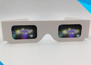 China Paper Custom Logo 3d Glasses For Fireworks / Heart / Christmas Tree / Snowman / Spiral factory