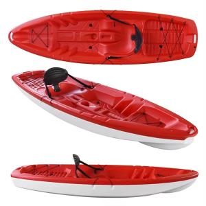 China OEM/ODM Factory Price Wholesale Sit On Top 8ft Single Fishing Cheap Plastic Kayak For One Person factory