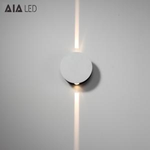 China Steel Round 2x1W IP20 modern LED wall light /LED decoration wall lamp for shopping mall factory
