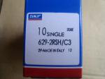 Two Rubber Seals Miniature Deep Groove Ball Bearings 9x26x8mm 629-2RSH / C3 -