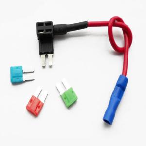 China MICRO2 Automotive Blade Fuses 32V 10A Red For Ford Tap Adapter Mini Blade Fuse Holder factory