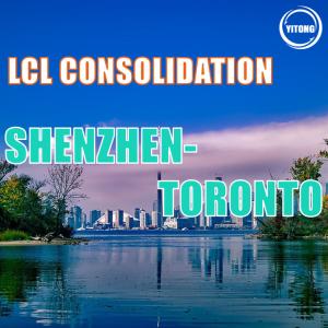 China Each Fri International LCL ship logistics From Shenzhen to Toronto Canada factory
