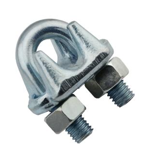 China Us Type Drop Forged Wire Rope Clips Stainless Steel With Custom Size ZINC Finish factory