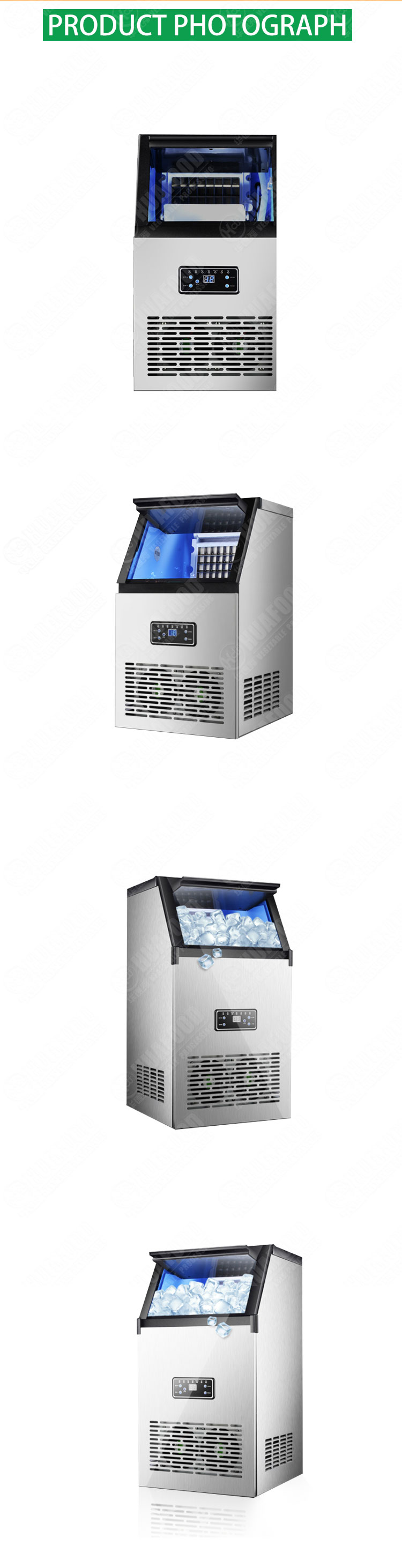 Ice Cube Making Machines/1000lbs/24hr Ice Maker Gourmet Shape Ice Cube Maker Machines