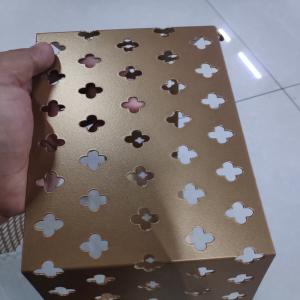 China Bronze Color Honeycomb Perforated Sheet Metal For Architecture factory
