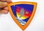 Gradient Thread Hat Patches Embroidered For Sports Team Or Club