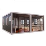 Rock Wool Sandwich Panel Q235 Steel Detachable Container House 20ft
