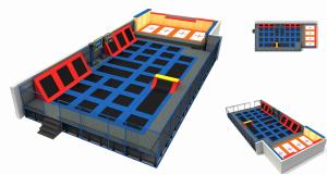 China 339M2 Chinese Indoor Discount Large Jumping Bed/Children Trampoline Park/ Large Trampolines for Sale Made in China factory