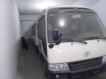 Used Mini Bus Toyota Coaster 2TR Gasoline Engine 30seater Left Steering