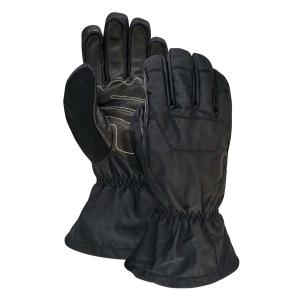 China S-2XL black Leather Snowboard Gloves / Two In One Gloves factory