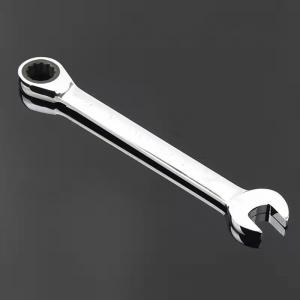 China Chromium-vanadium steel double end quick ratchet wrench 6-55mm, 302 straight shank, full length, 200g factory