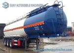 Tri-axle Oil Tank Trailer 35000L Ammonia water Chemical Tank trailer Q345 / Q235