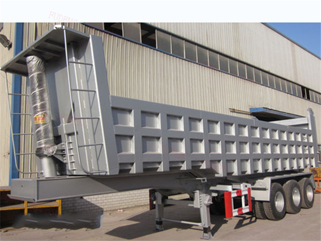 Optional Dimension Dump Gooseneck Trailer With 3 Axle Synchronous Valve