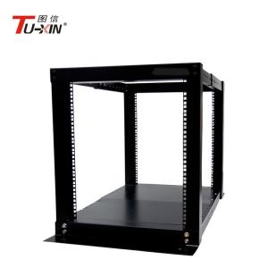 China Adjustable 4 Post Open Frame Server Rack Cabinet 12U IP20 Protection Corrosion Resistance factory