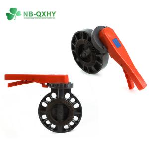 China Samples UPVC PVC Butterfly Valve Manual ISO9001 Butterfly Valve Ball Valve with Geartype factory