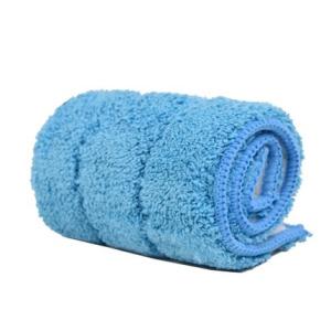 China Blue 380gsm Microfiber Wet Mop Pads , Pocket Shaped Multifunctional Mops factory