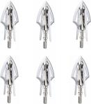 100 Grain Stainless 3 Blade Mechanical Broadheads For Crossbow