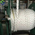 8 Strand Braided Marine Polyester Fiber Rope 48mm With Customized Color