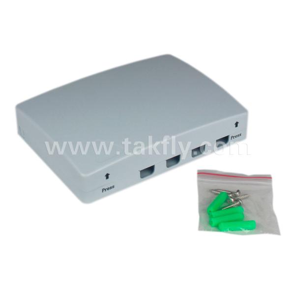 FTTH Fiber Optic Termination Box provides solid protection and management for