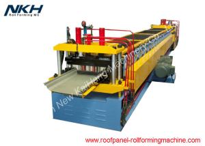 China Galvanized Sheet Metal Roll Forming Machines , Standing Seam Metal Roof Machine factory