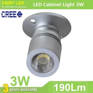 China Universal Angle-adjustable CREE LED Cabinet Light LED Jewelry Light 3W factory