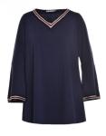 2020 Trendy Ladies Leather Tops / Black Leather Long Sleeve Top Lightweight