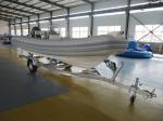 Fiberglass Hull Inflatable Rib Boat 18 Ft Sea Eagle Inflatable Boats With Bimini