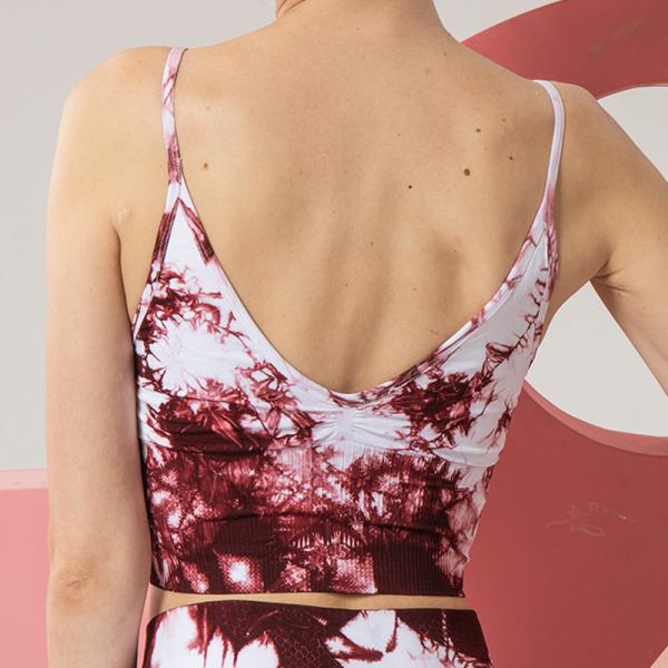 Strapless Womens Longline Sports Bra Seamless Multicolor Patterned