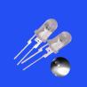 Buy cheap 0.5W 5mm White Emitting Color 7000K - 9000K Clear Lens Round Head Short Pins from wholesalers