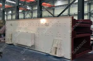 China 7.6-15.1T TES Vibrating Screen 120-462t/H For Metallurgy / Construction factory