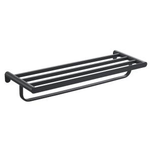 China Solid 304 Stainless Steel Towel Rack Holder Towel Rail Bar Metal factory