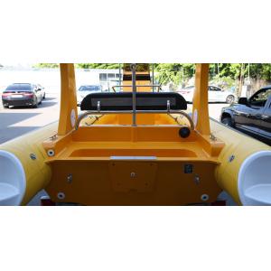 Deep - V Fiberglass Bottom Inflatable Boat 19 Ft With Customized Equipments