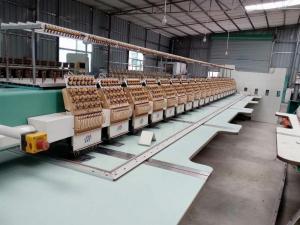 China Computerized Used Tajima Embroidery Machine For Leather Products TMFD-G1520 factory
